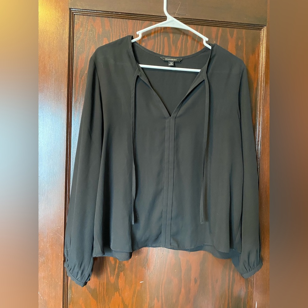 Banana Republic Black Dress Top - Size P medium